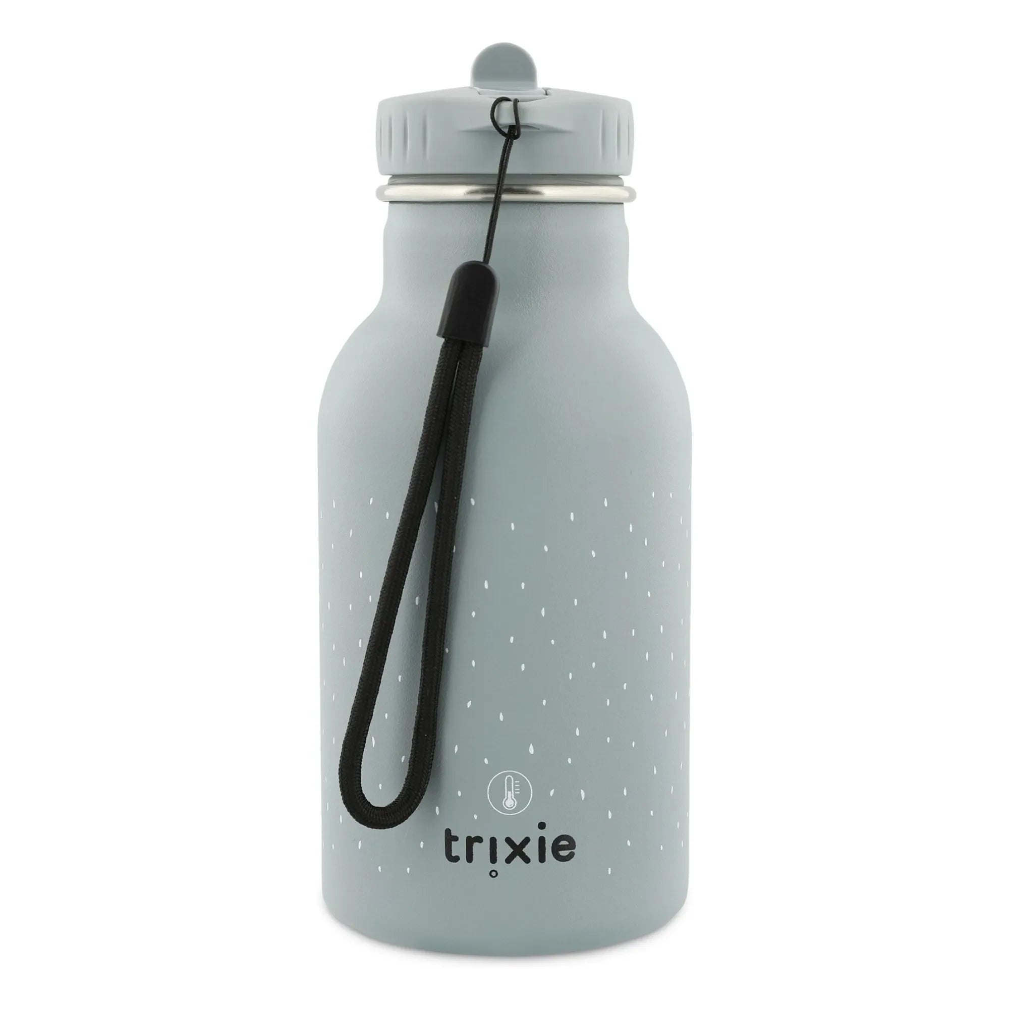 Trixie - Mr Shark 350 ml isolierte Trinkflasche | Grau
