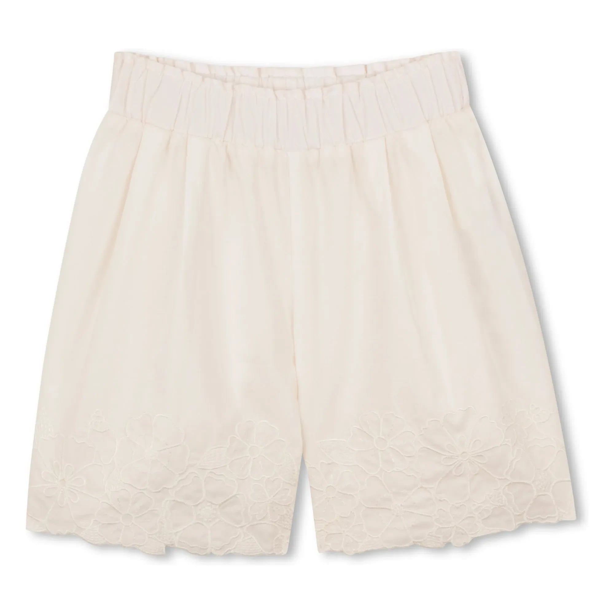 Chloé – Hose aus Bio-Baumwollpopeline | Ecru