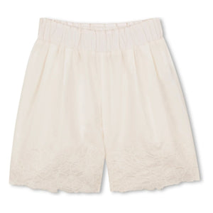 Chloé – Hose aus Bio-Baumwollpopeline | Ecru