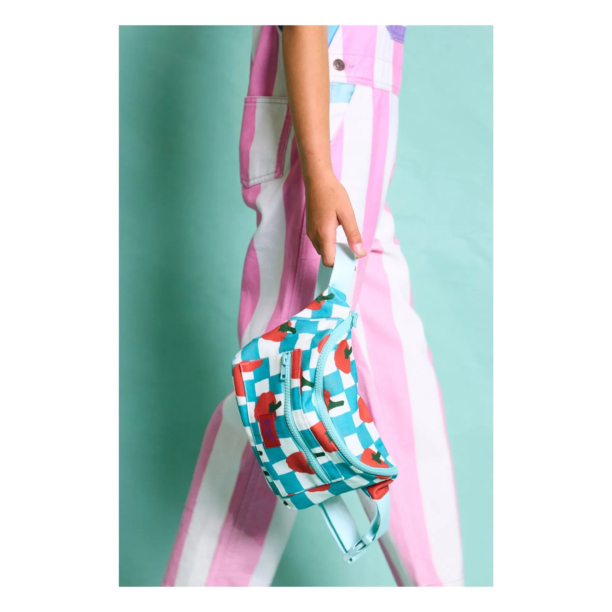 Favorite People - Amore Gestreifter Overall | Pink