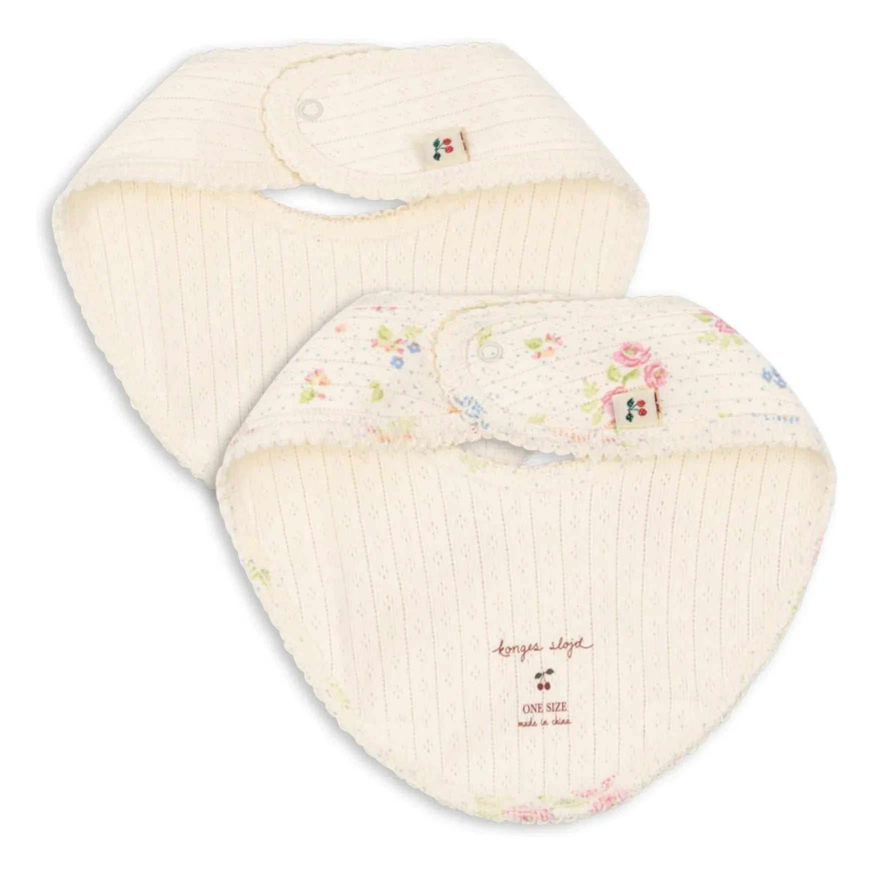 Konges Sløjd - Nonoka Bandana Lätzchen - 2er-Set | Ecru