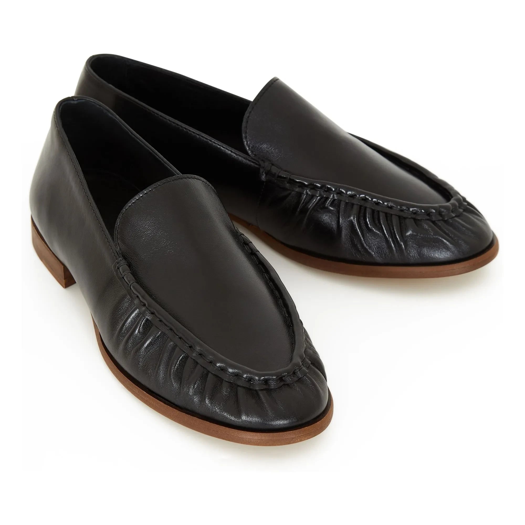 Sessùn - Ayano Leder-Loafer | Schwarz