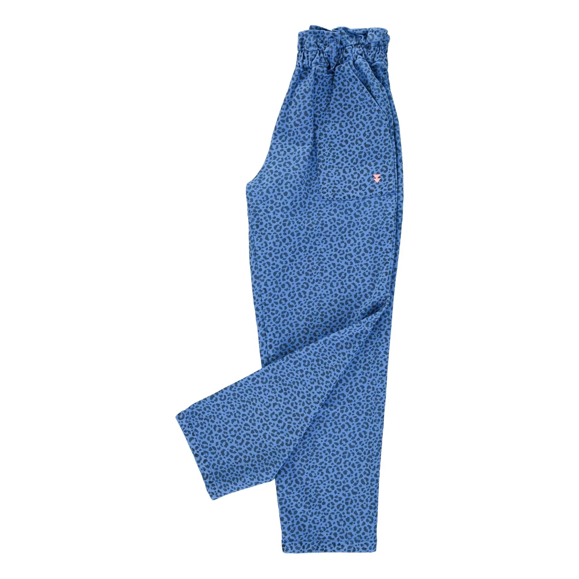 Sisters Department – Baumwoll-Leopardenhose | Blau