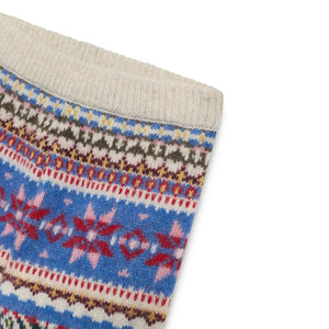 die neue Gesellschaft - Caia Jacquard Leggings, hergestellt aus recycelten Fasern | Blau