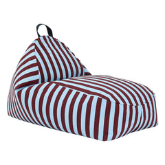 Nobodinoz - Bliss langer Pouf | Blau