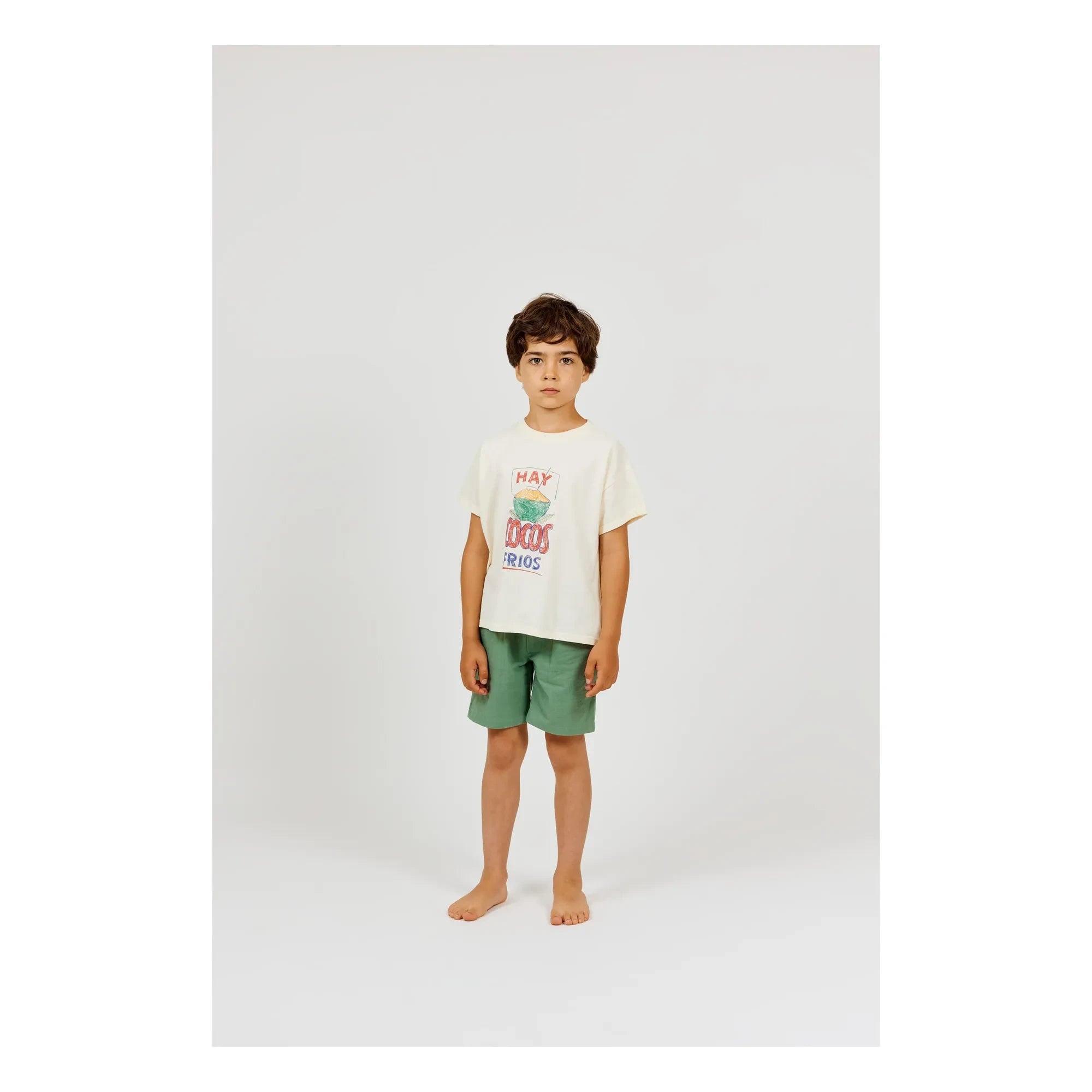 Arsène et Les Pipelettes - Hay Cocos Frios Bio-Baumwoll-T-Shirt | Ecru