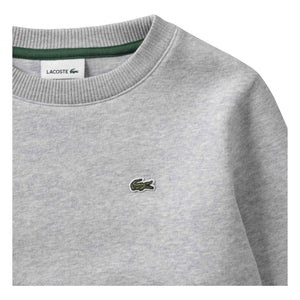 Lacoste - Sweatshirt aus Bio-Baumwolle mit Logo | Heather Grey
