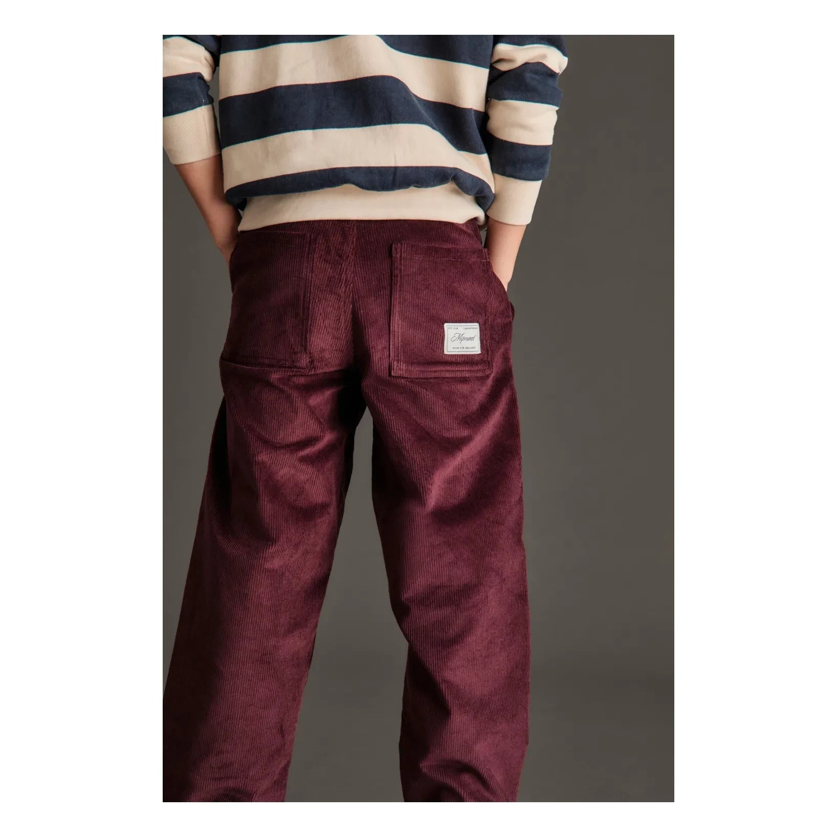Mipounet - Olivier Kadife Pantolon | Aubergine
