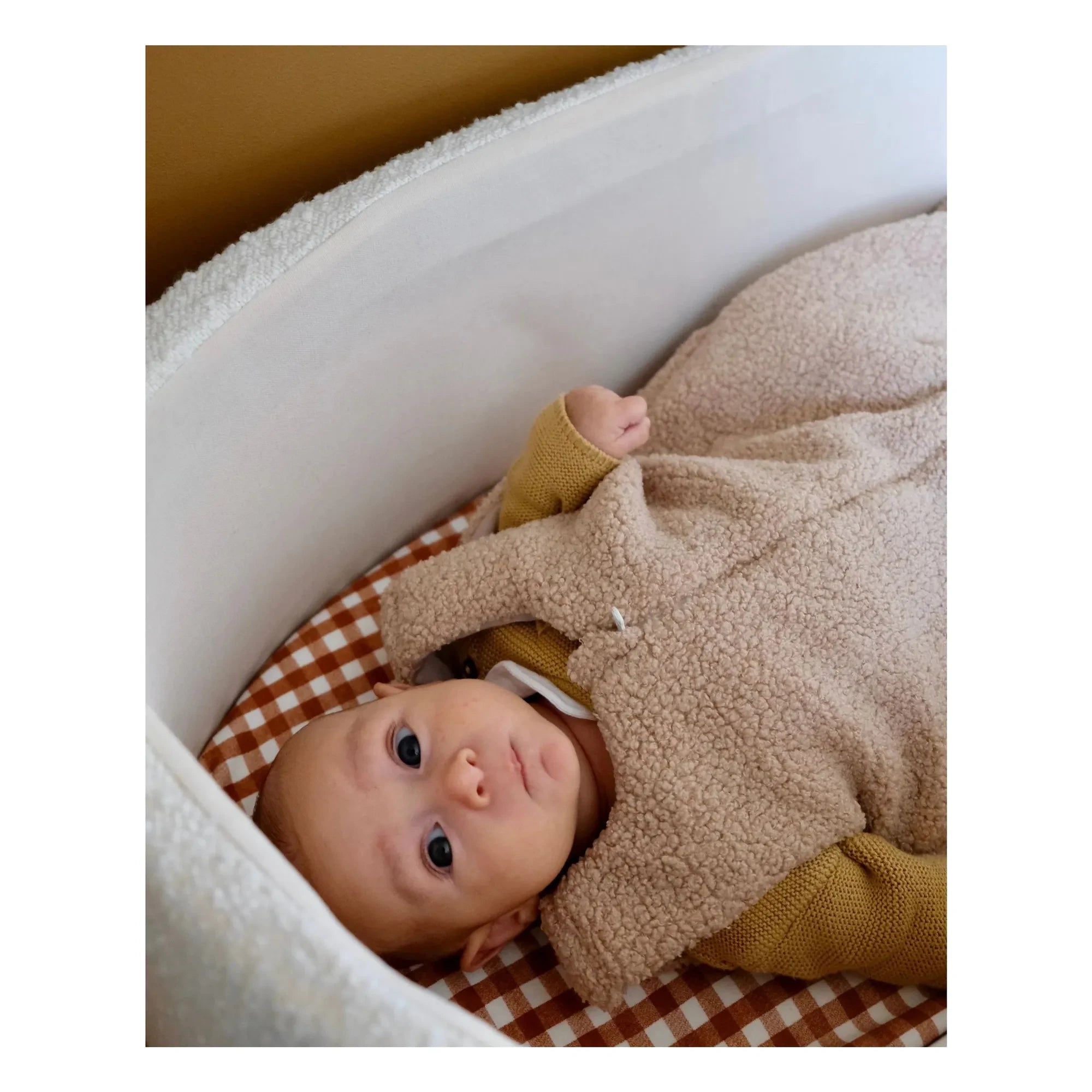 Tante Reine – Schlafsack aus Bio-Baumwolle Teddy | Sand