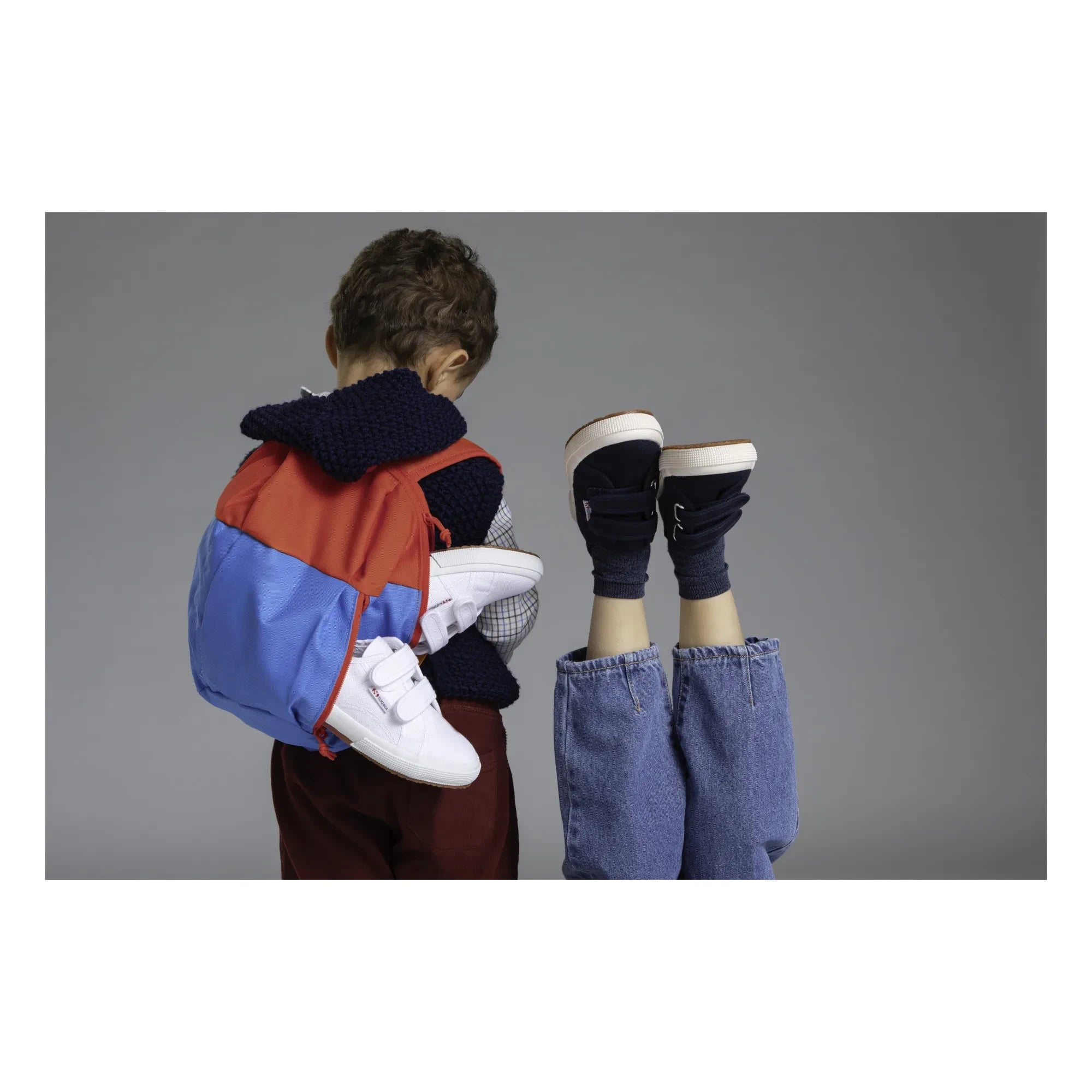 Superga - 2750 Classic Klettverschluss-Sneakers | Marineblau