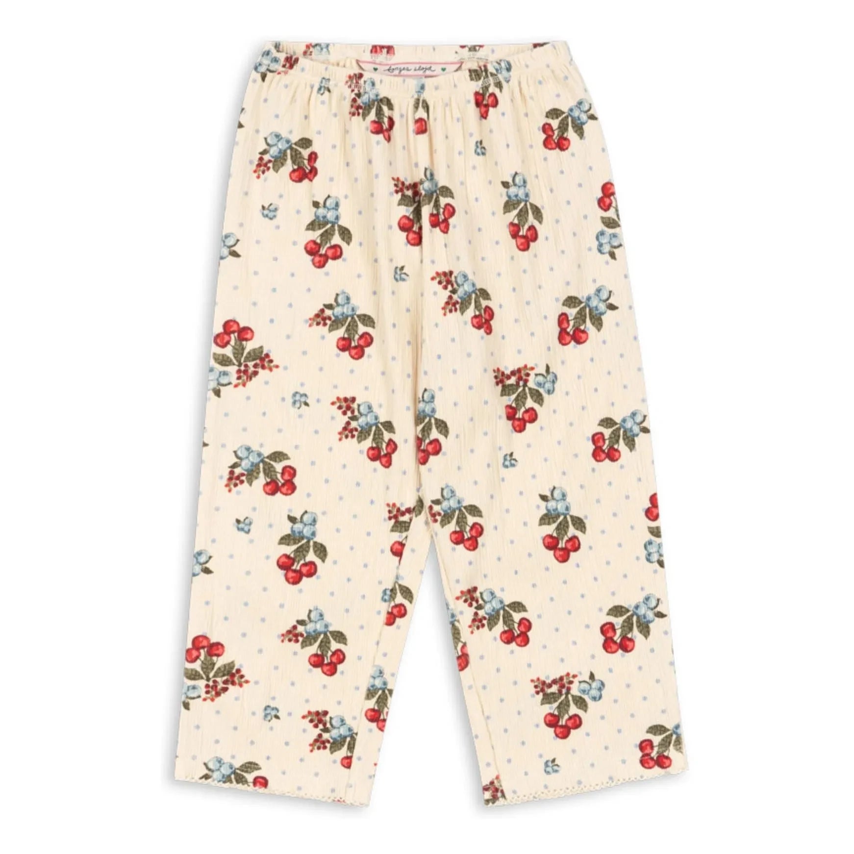 Konges Sløjd - Hose Chleo Cherry Bio-Baumwolle | Beige