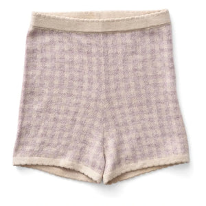 Soor Ploom - Lacey Shorts Kariert Bio-Baumwolle | Pflaume