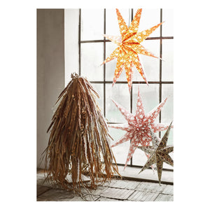 Madam Stoltz - Stern aus recyceltem Papier | Grau