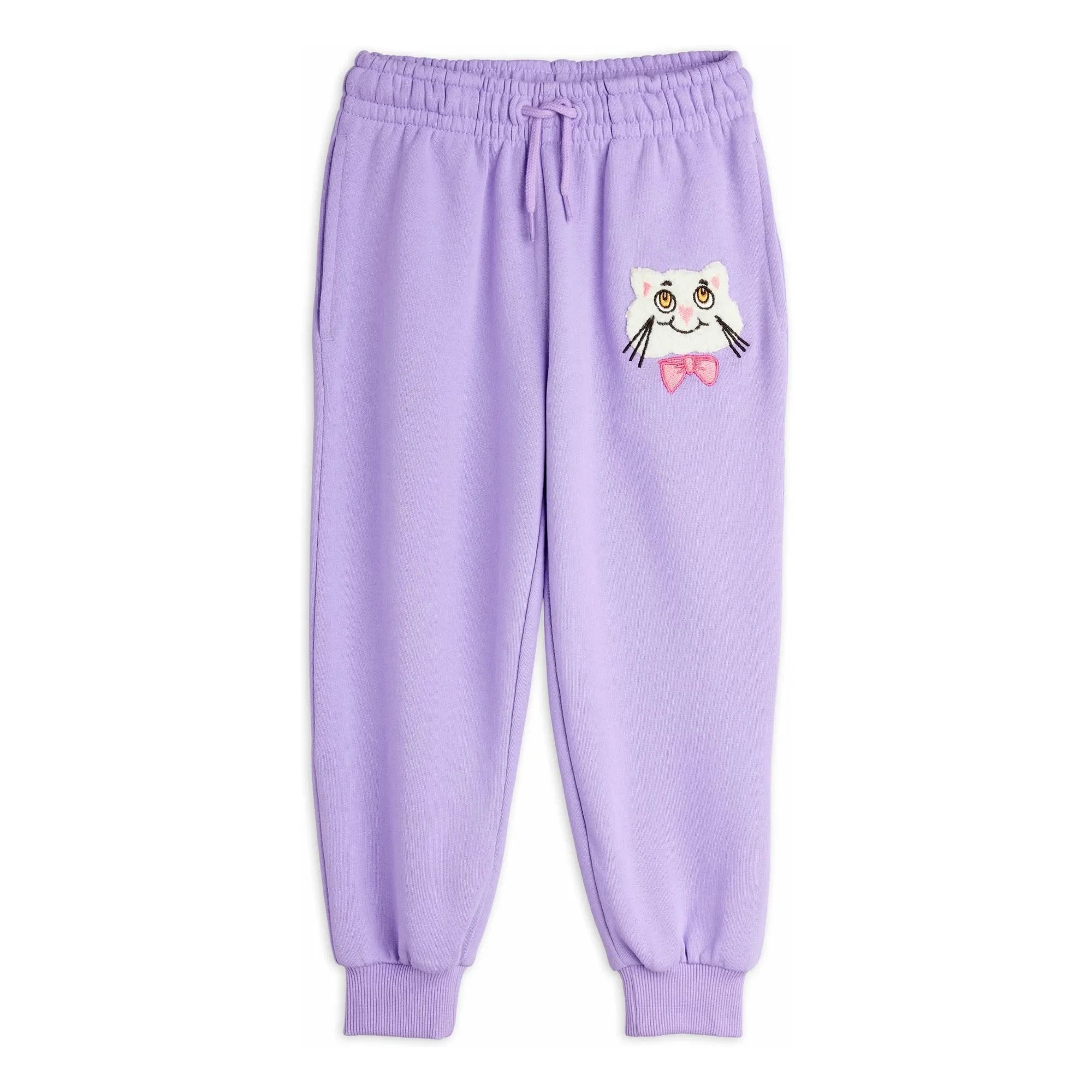 Mini Rodini - Jogger aus Bio-Baumwolle Cat | Lila