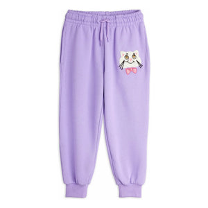 Mini Rodini - Jogger aus Bio-Baumwolle Cat | Lila