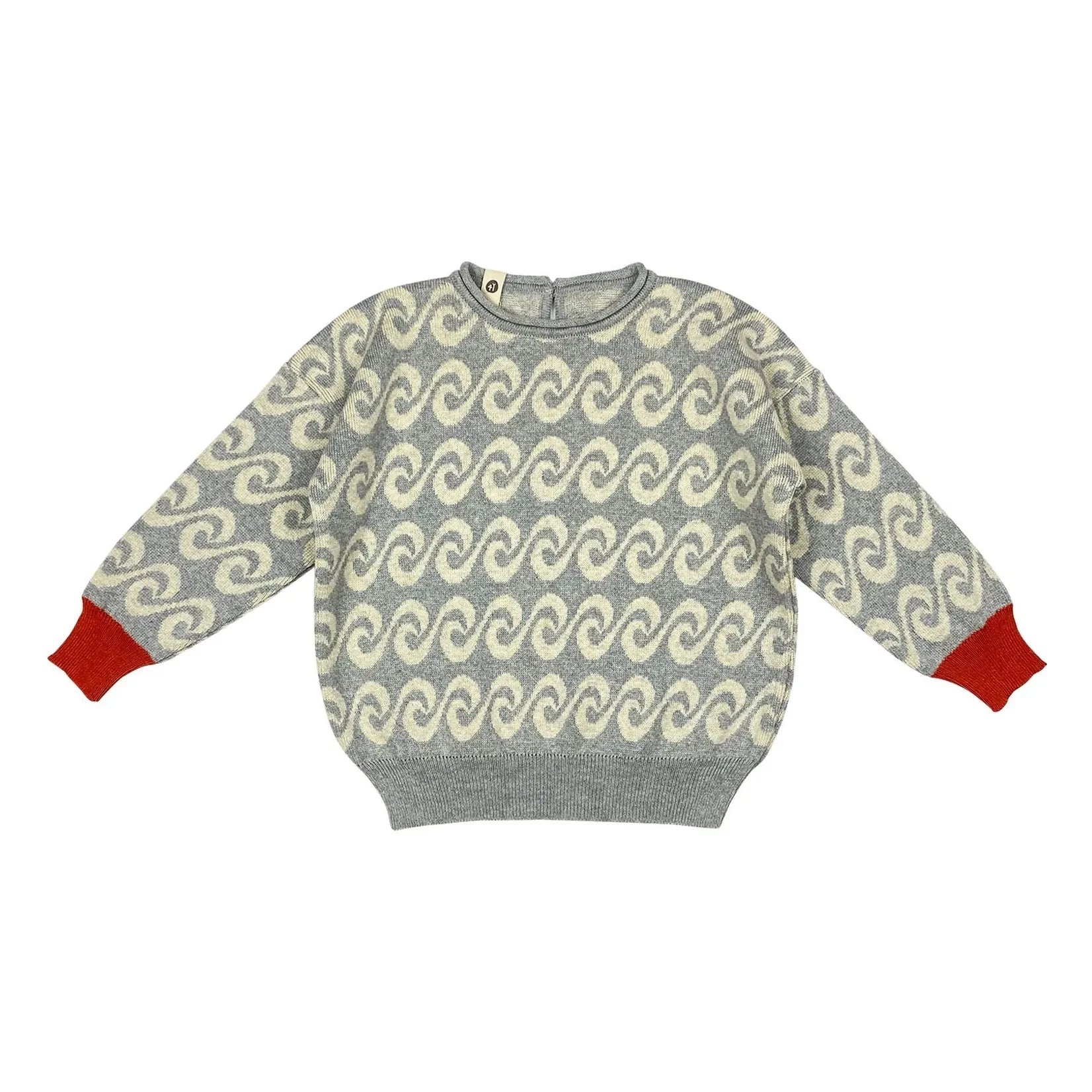 Bayiri - River Bio-Baumwollpullover | Grau