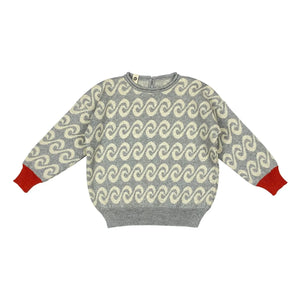 Bayiri - River Bio-Baumwollpullover | Grau