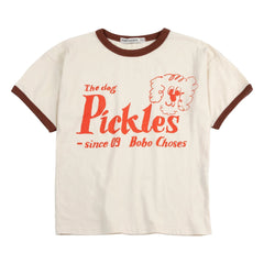 Bobo Choses - The Dog Pickles Bio-Baumwoll-T-Shirt | Weiß