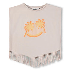 Molo - Poncho Rassita Palm Smile | Beige