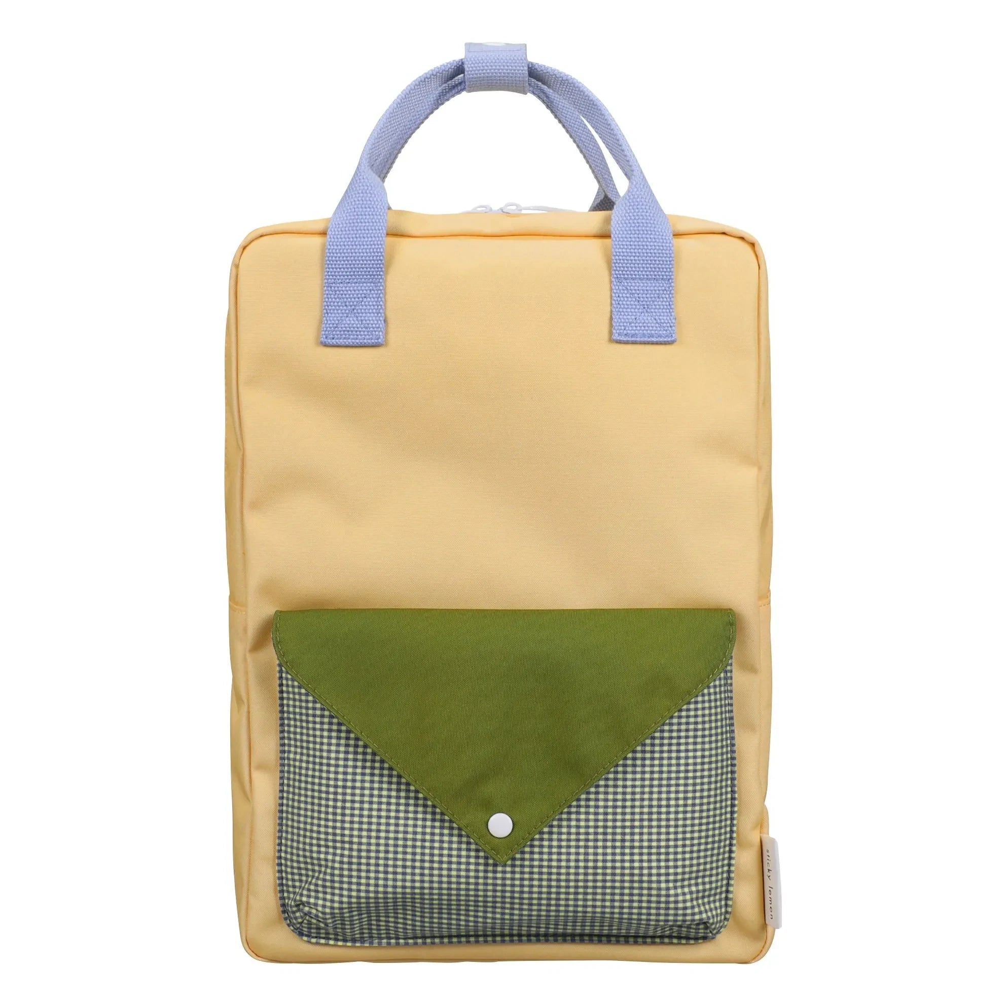 Sticky Lemon - Großer Umschlagrucksack | Beige