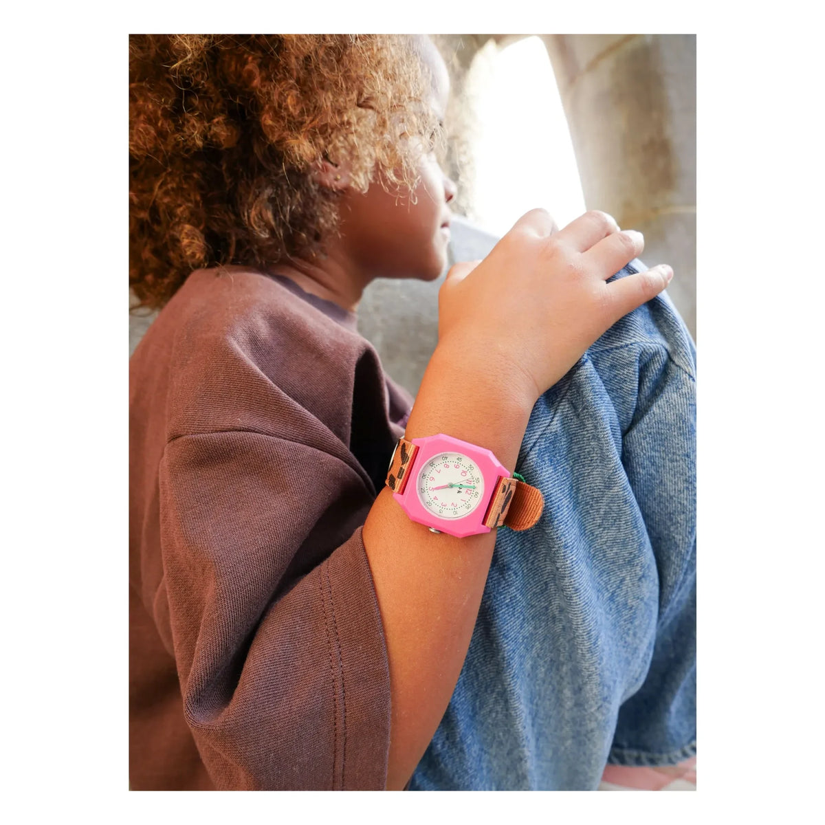 Mini Kyomo - Leopard Watch - Mini Kyomo x Taxi Brousse | Braun