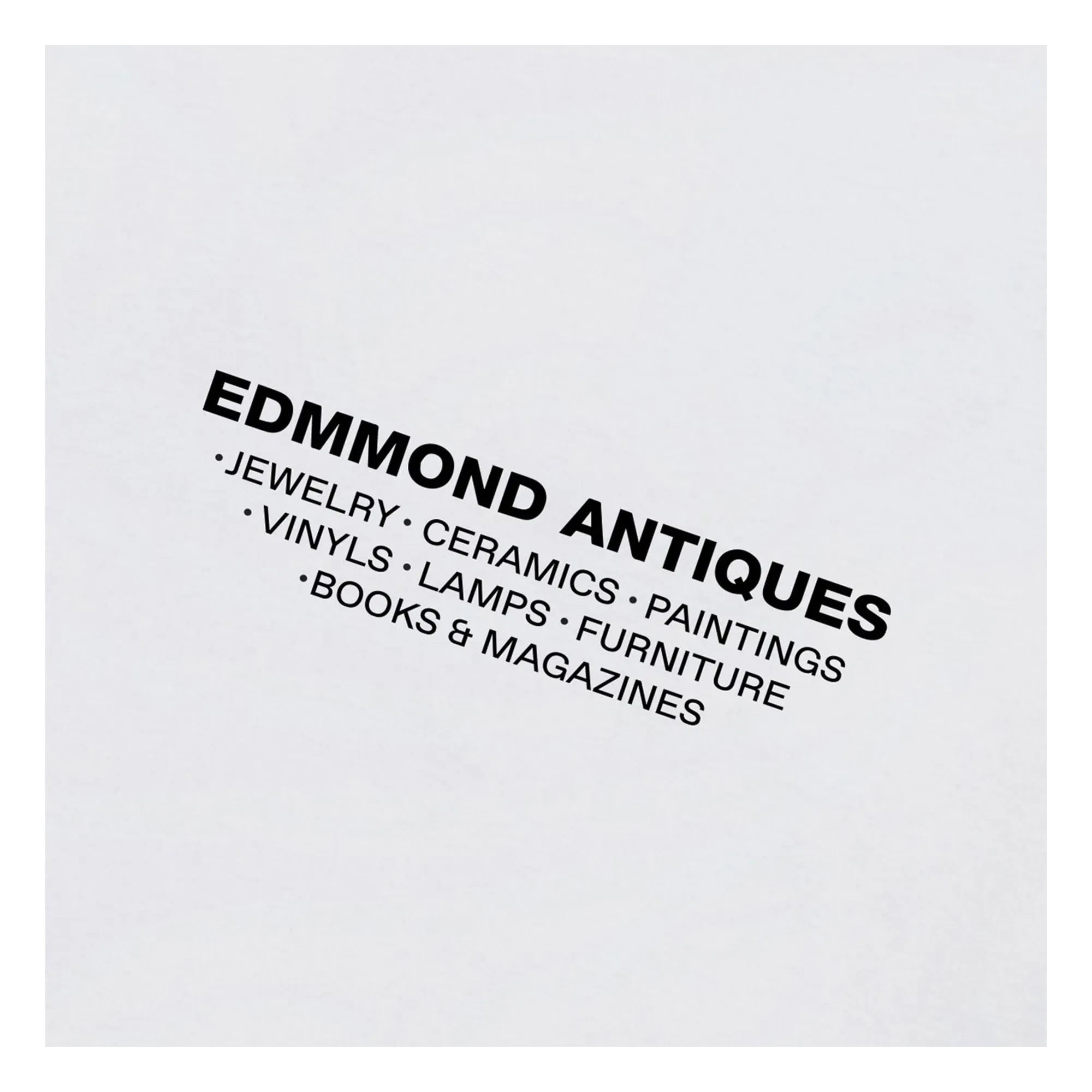 Edmmond Studios - Antikes Baumwoll-T-Shirt | Weiß