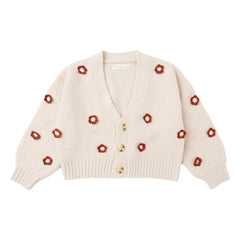 Rylee + Cru - Kurze Strickjacke Ruby Daisy | Staubrosa