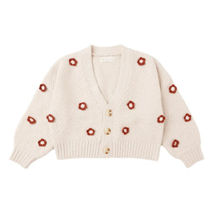 Rylee + Cru - Kurze Strickjacke Ruby Daisy | Staubrosa