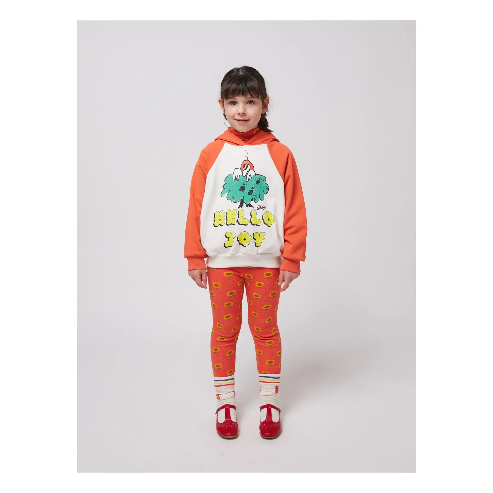 Bobo Choses - Hello Joy Hoodie Bio-Baumwolle | Rot