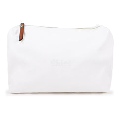 Chloé - Jute-Leinwand Wickeltasche | Weiß