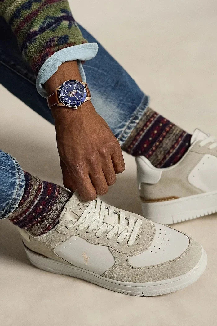 Polo Ralph Lauren Masters Crt Erkek Deri Spor Ayakkabı