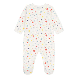 Petit Bateau - Strampler mit Sternen | Weiß