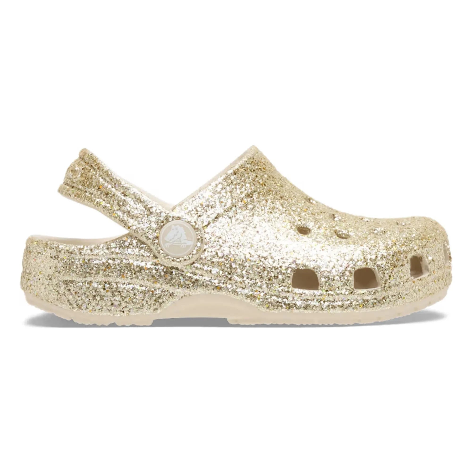 Crocs – Classic Crush Glitzer Clogs | Sand