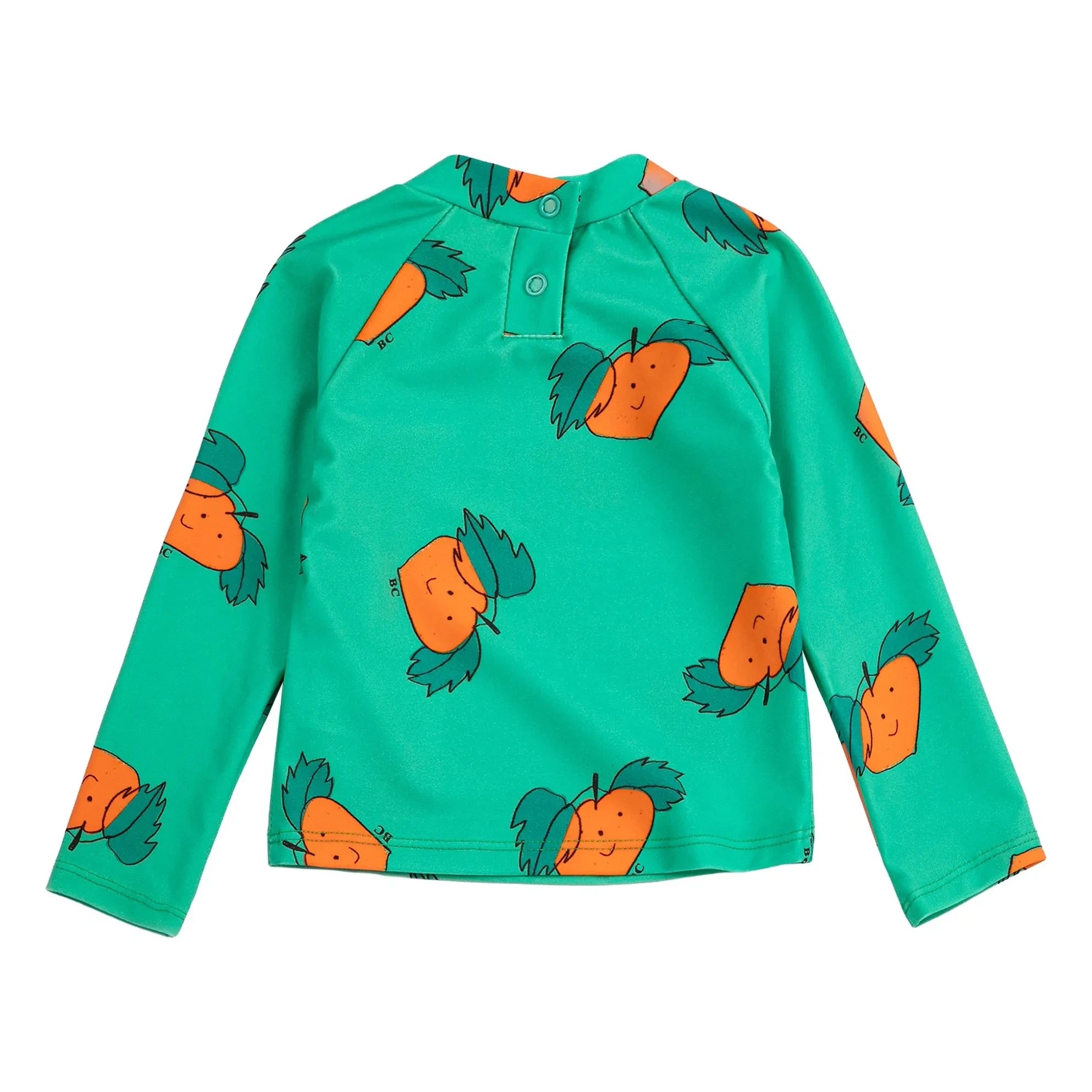Bobo Choses – Orange UV-Schutz Badeshirt für Babys aus recycelter Faser | Grün