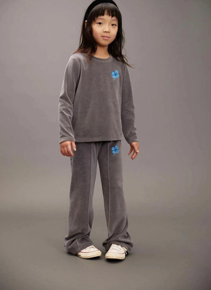 Mini Rodini - Clover Organik Pamuklu Jogger | Gri