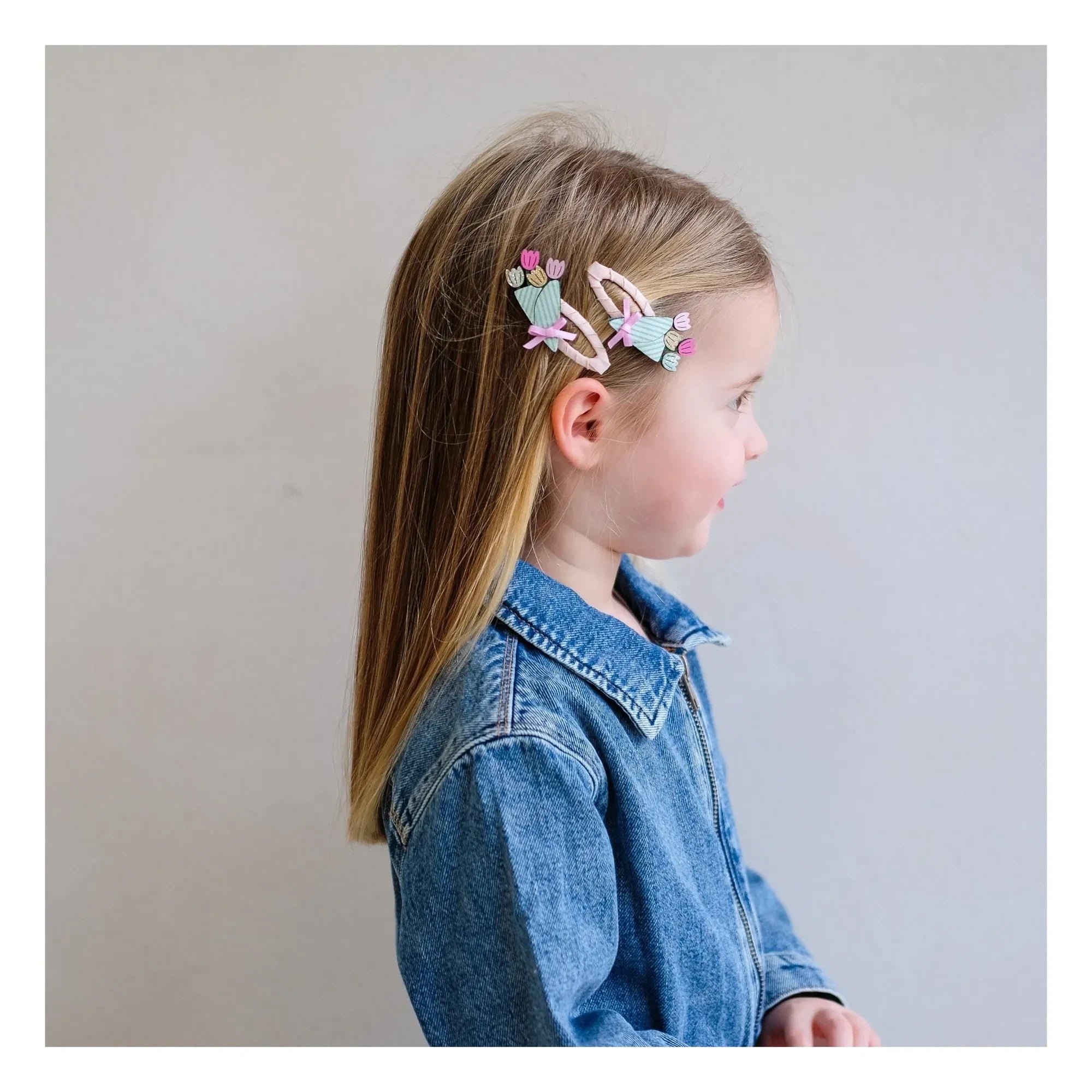 Mimi & Lula - 2er-Set Haarspangen Bouquet | Rosa