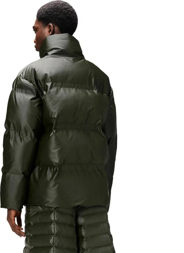 Rains - Bator Unisex Daunenjacke | Olivgrün