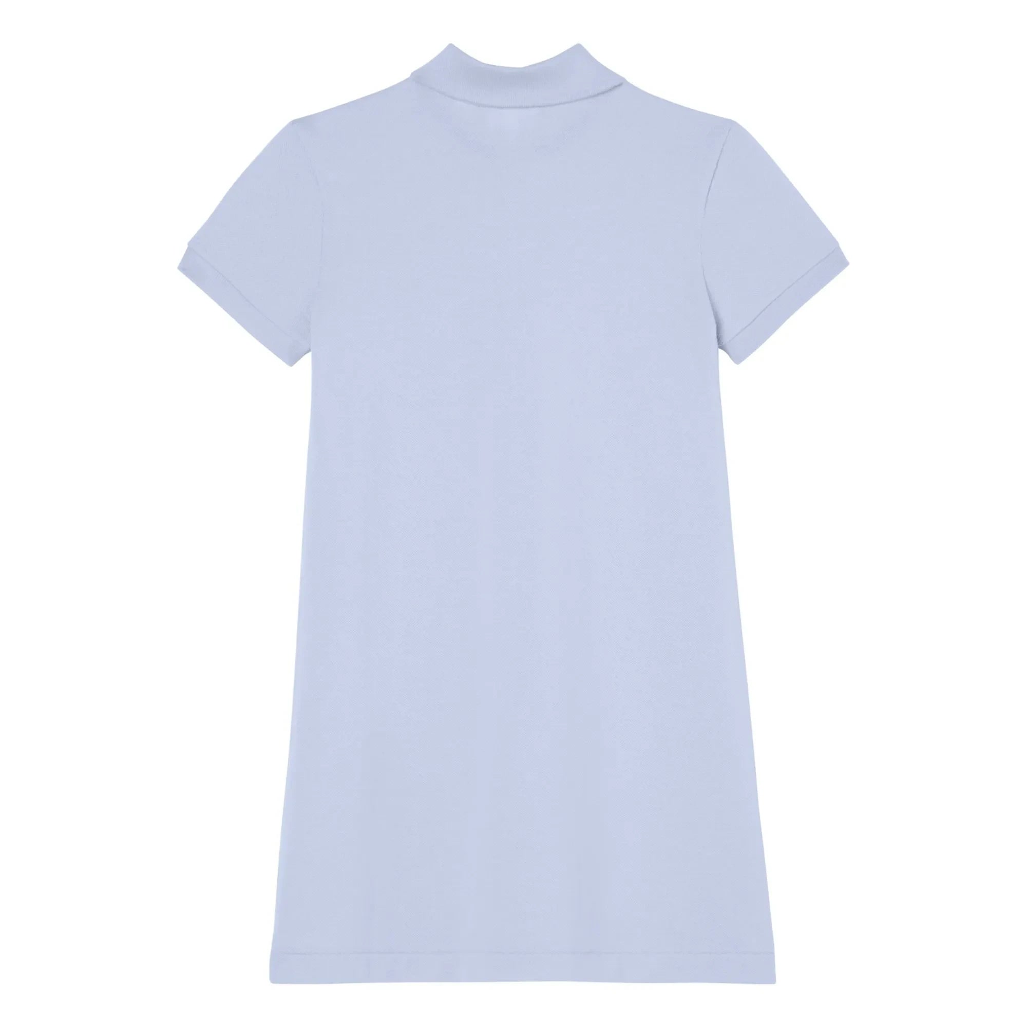 Lacoste – Polokleid aus Bio-Baumwolle | Hellblau