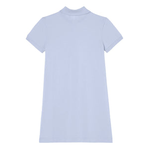 Lacoste – Polokleid aus Bio-Baumwolle | Hellblau