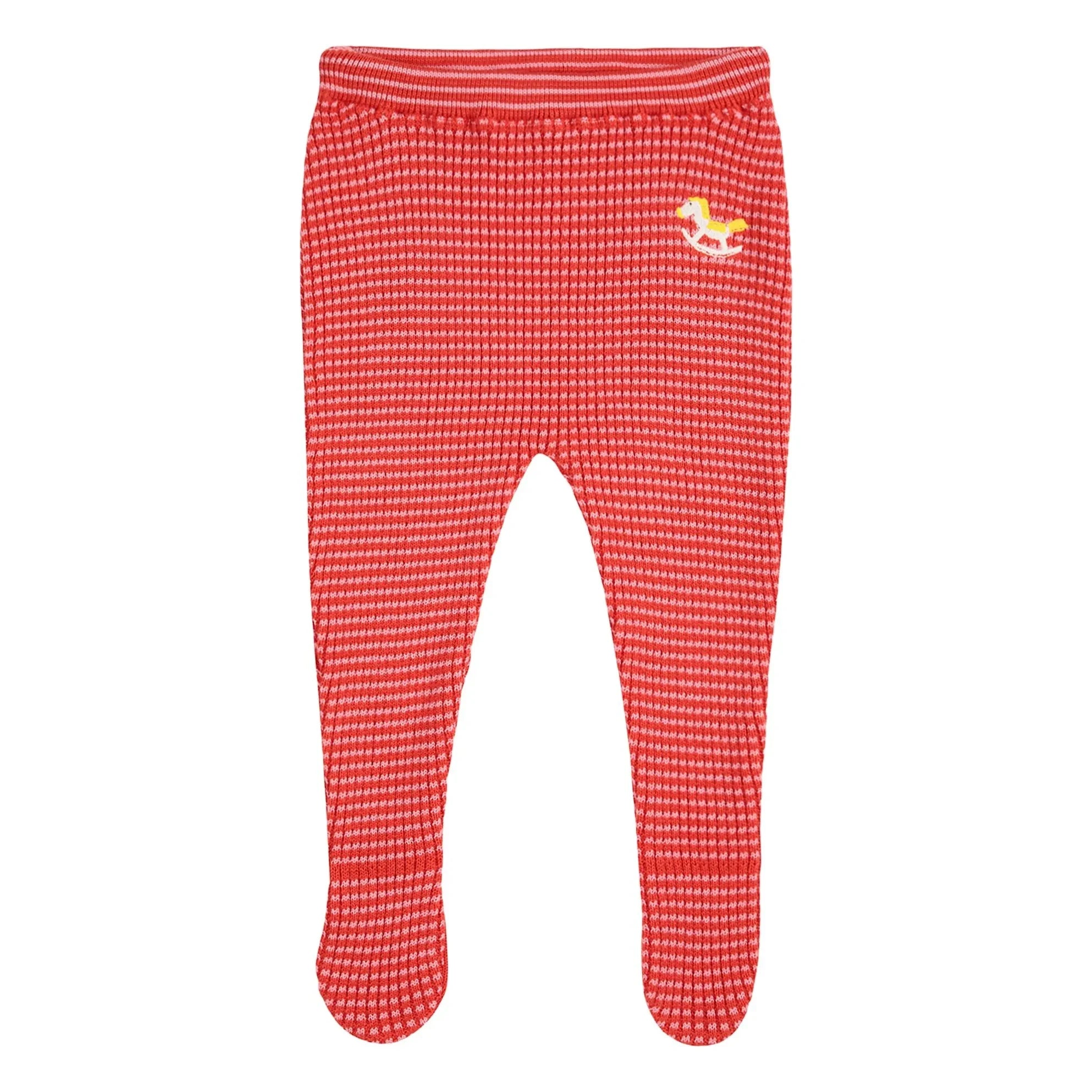 Bobo Choses – Bio-Baumwoll-Leggings mit Erbsenmuster | Rot