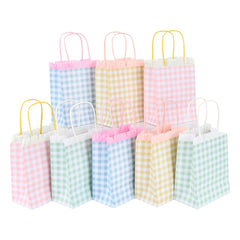 Meri Meri - Geschenkbeutel im Vichy-Muster - 8er Set