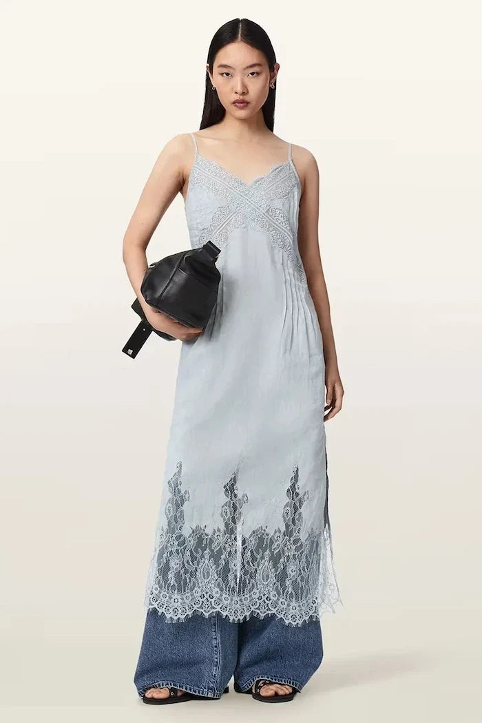 AllSaints SAMIA keten iç çamaşırı elbisesi