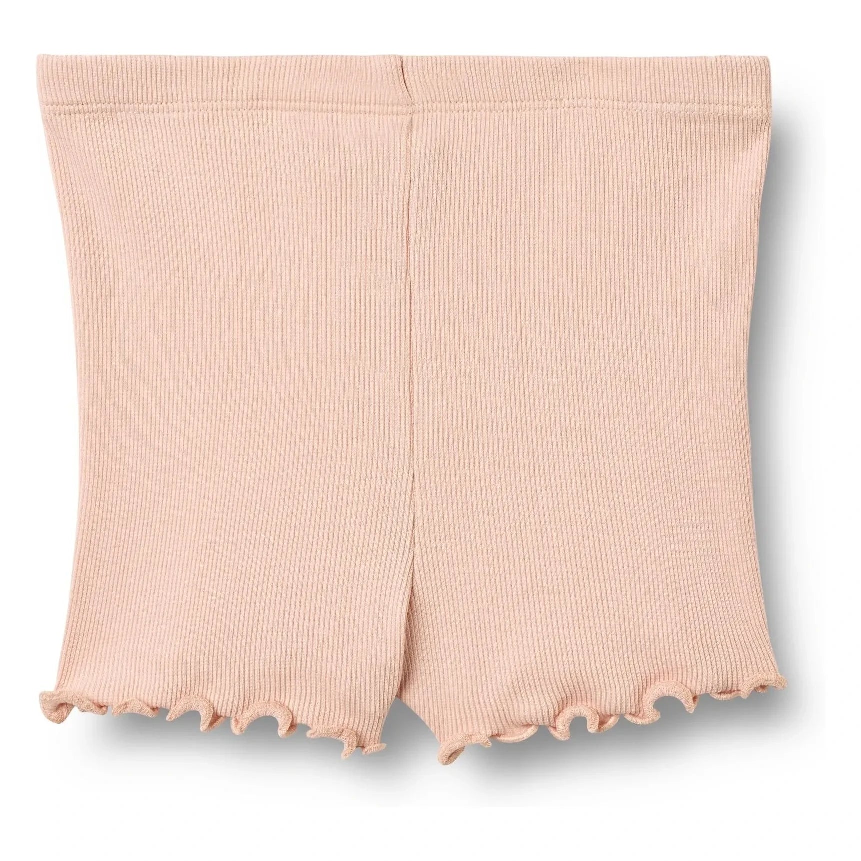 Wheat - Feingerippte Bio-Baumwoll-Babyshorts | Blassrosa