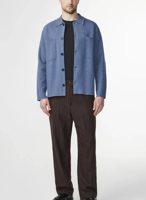 NN.07 - Jonas 6398 Merinowolljacke | Blau