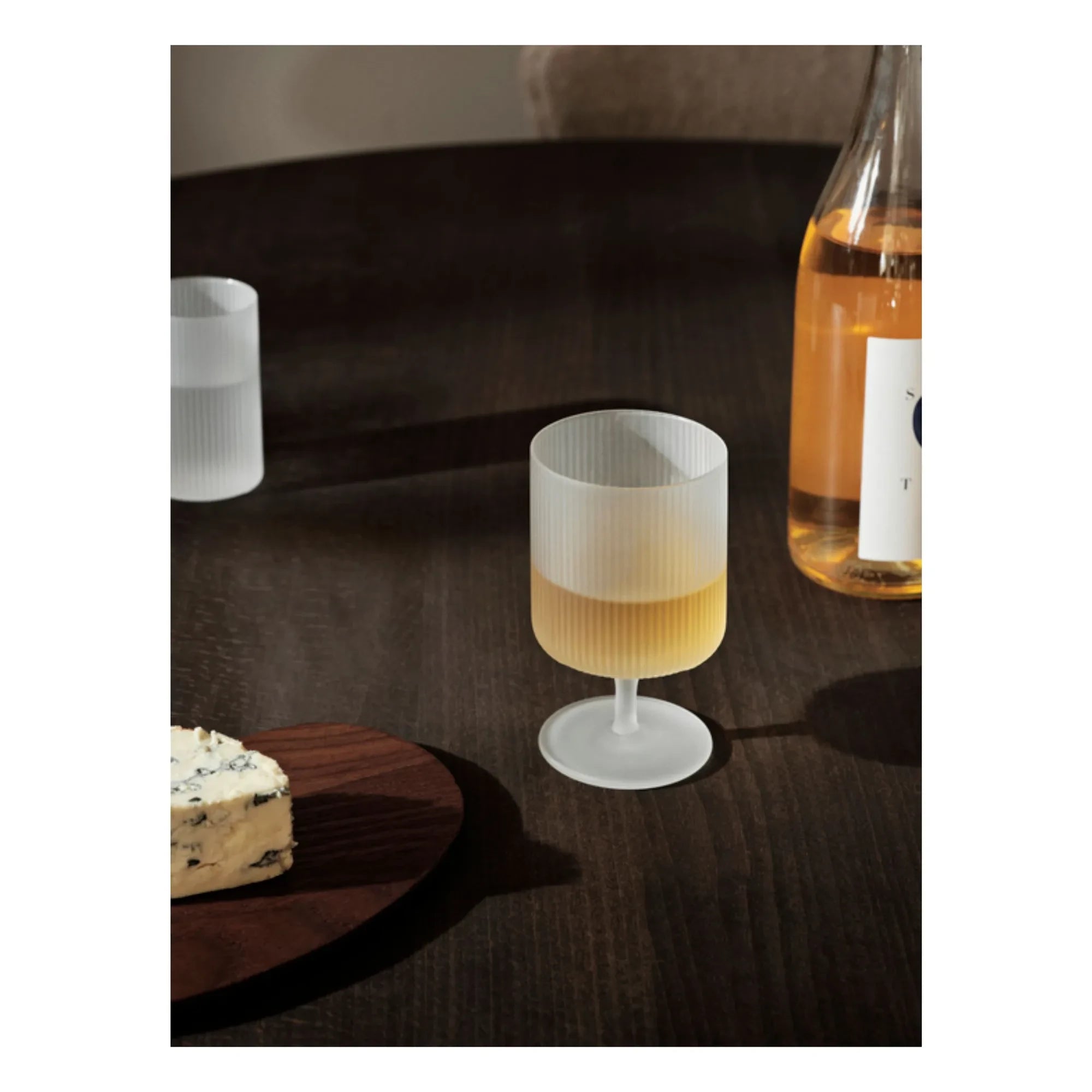 Ferm Living - Ripple Weingläser - 2er Set | Weiß