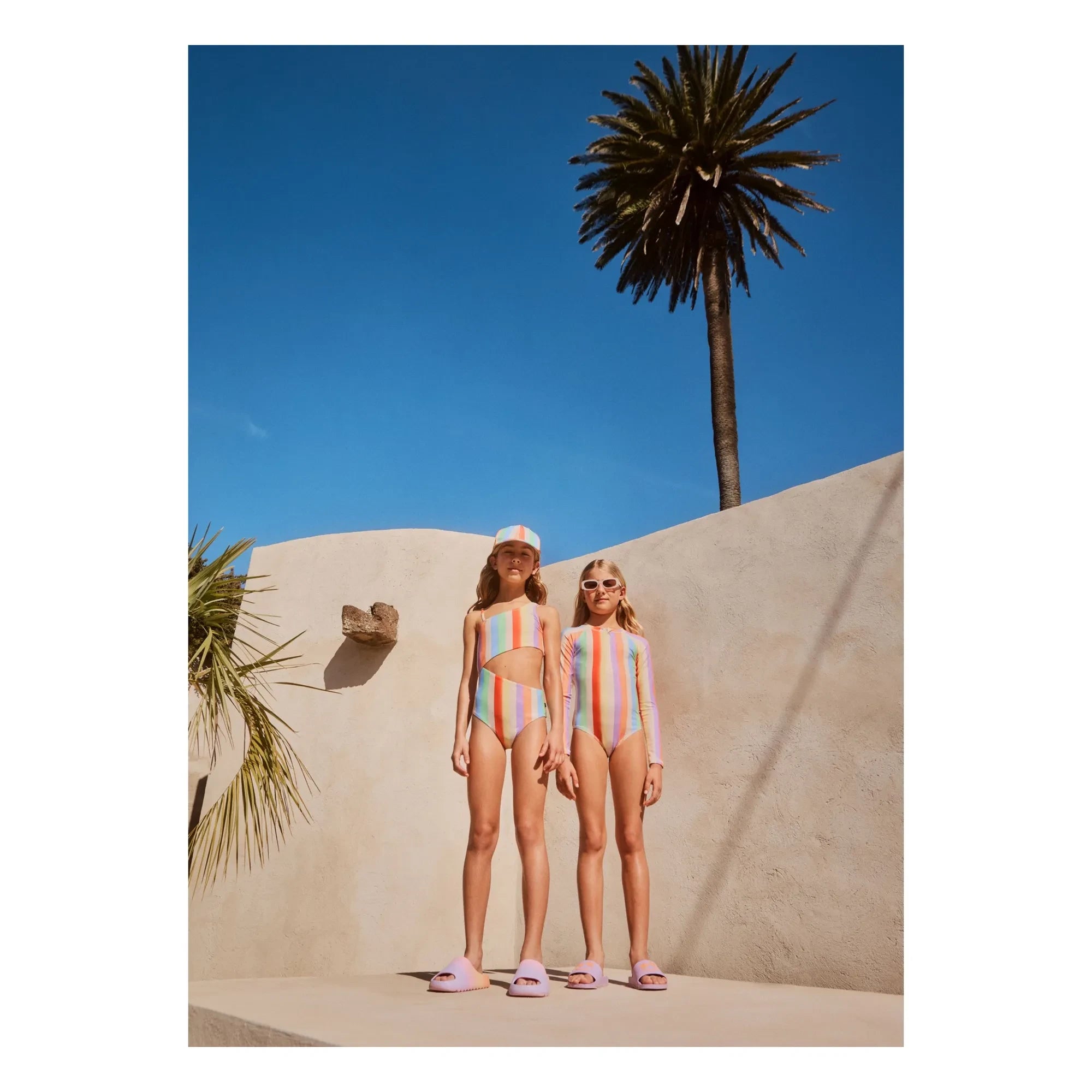 Molo - Gestreifter Sonnenhut | Orange