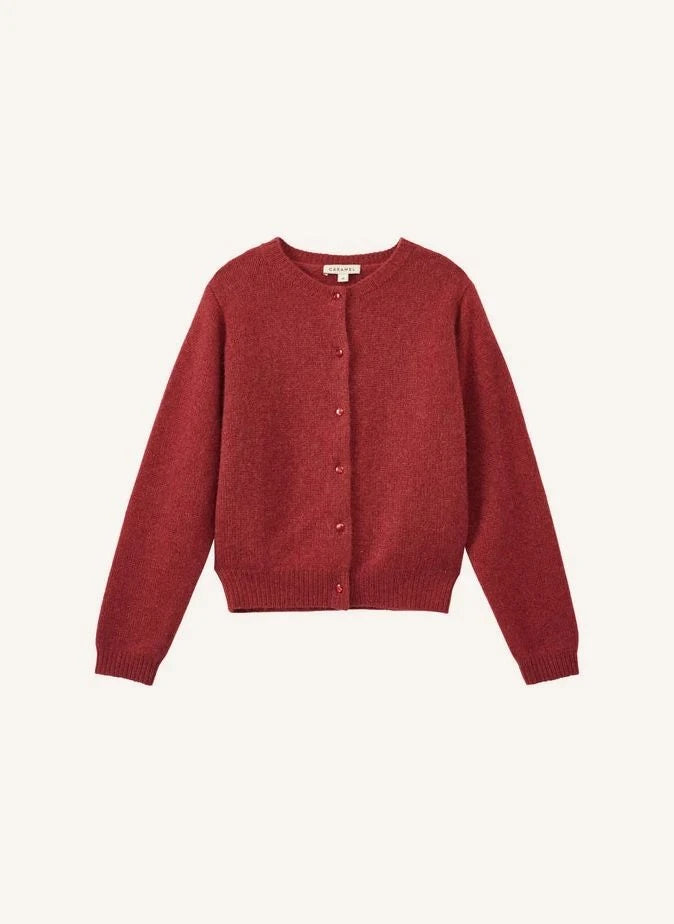 Caramel - Rosa Baby Kaschmir Strickjacke | Rosa
