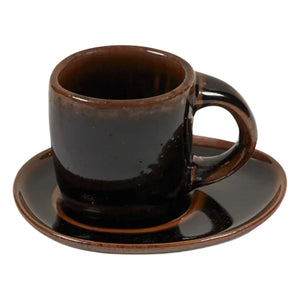Serax - Untertasse Uncharted - 2er-Set | Braun