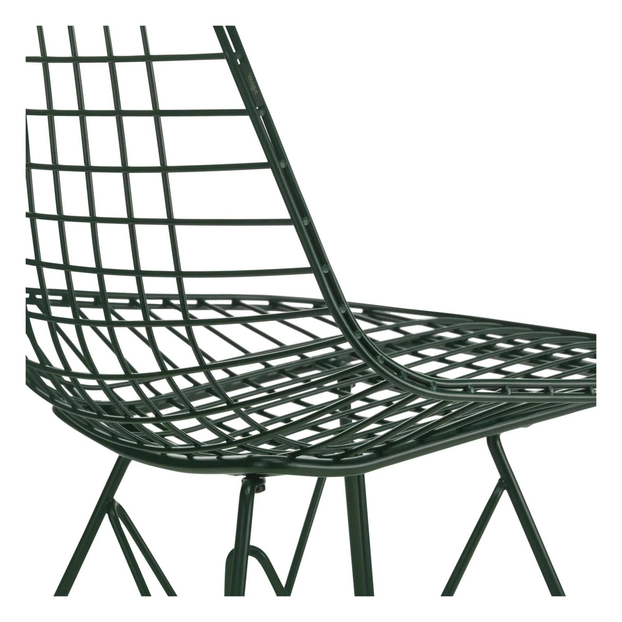Vitra - DKR Wire Chair - Charles & Ray Eames | Dunkelgrün