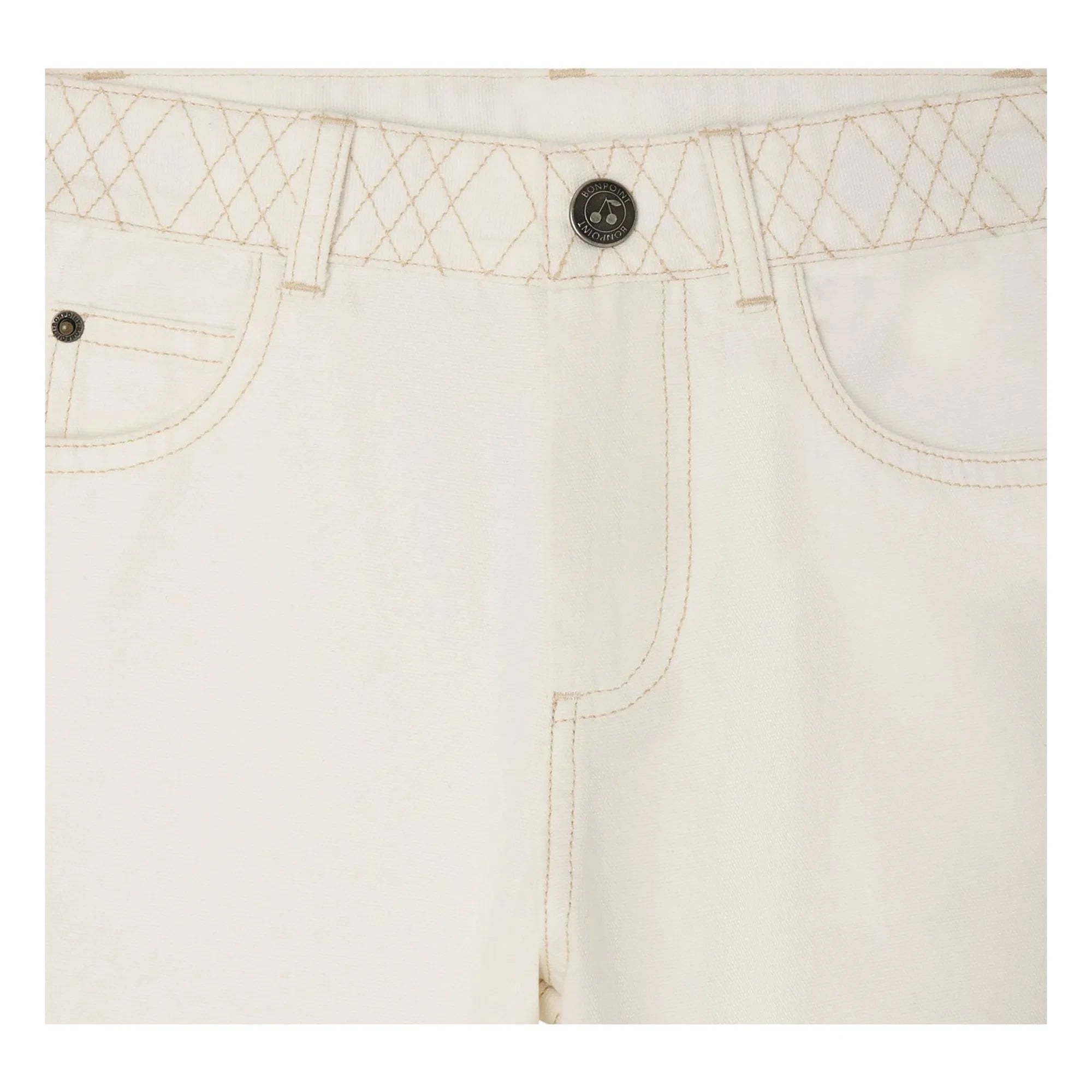 Bonpoint - Eloha Hose aus Bio-Baumwolle | Weiß